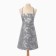 Apron Ethel "Silver branches", 60x70 cm, sarzha 190 g/m2