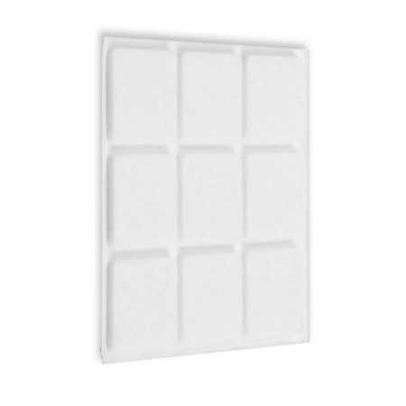 Furniture tundra, 25 x 25 mm, square, white, 18 pcs.-3
