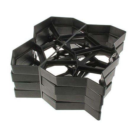 Form for a garden path 50 x 50 cm, black-2