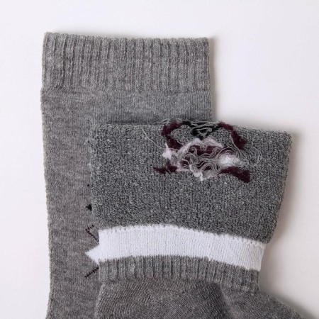 Socks male terry, gray color, size 25-27-1