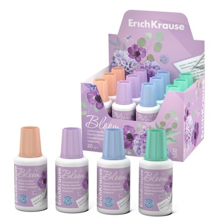 Correcting liquid water base 20 ml, erichkrause, Pastel Bloom, brush, mix