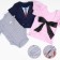 Shirt button, open, d = 9.5 mm, mint color