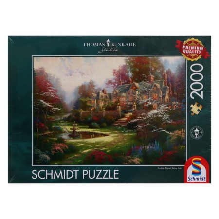 Puzzle "Thomas Kinkeid. Estate in the spring ", 2000 elements-1