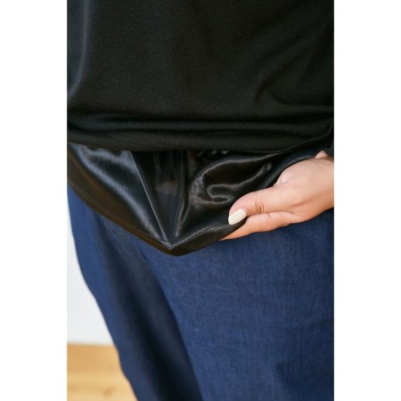 Women's turtleneck, size 54, black color-5