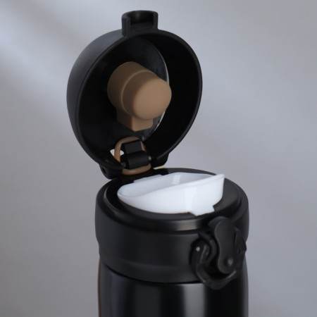 Thermos "real man", black 450 ml-3