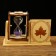 Sanding clock "Maple leaf", souvenir, with a pencil, 10 x 13.5 cm, mix