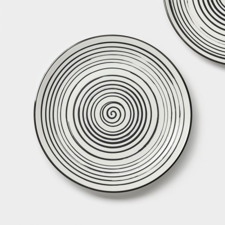 Набор тарелок обеденных фарфоровых Magistro Hypnose, 25,7×2,5 см, 2 шт-4
