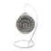 Pillow for swing "Tina", diameter 115 cm, color gray color