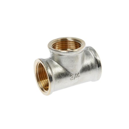 The tee "CTM", 3/4 ", inner/internal/internal thread, nickel -plated brass-1
