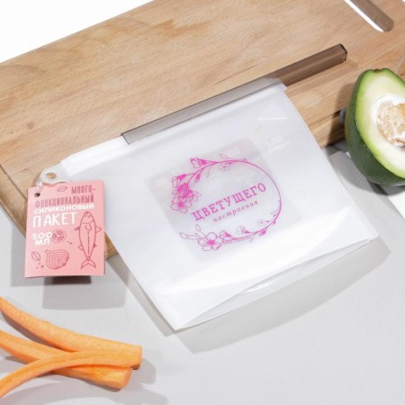 Silicone package container of "Blooming mood", 500 ml-6