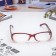 Finished glasses east 6618, burgundy color, -1.5