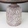 Desktop lamp with lampshade "Mandilina gray" E14 18x18x29 cm Risalux