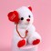 Soft toy "The smallest", Bear, Mix color