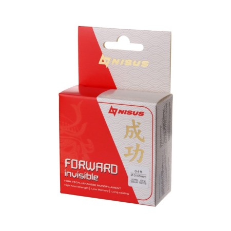 Nisus Forward Invisible Flacks, diameter 0.105 mm, test 1.2 kg, 100 m, transparent-1