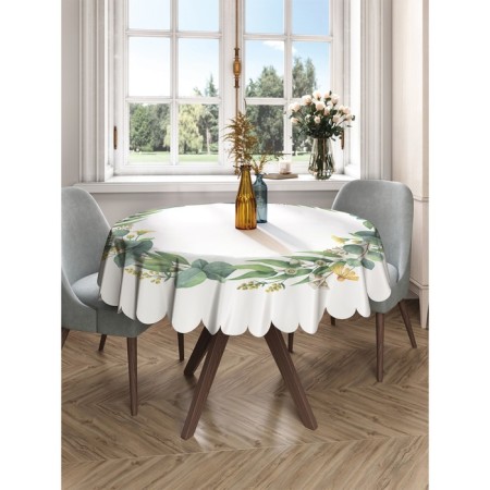 The tablecloth "Flower Circle", Round, Saten, D = 150 cm-2