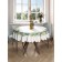 The tablecloth "Flower Circle", Round, Saten, D = 150 cm