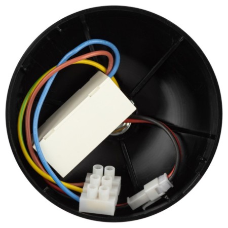 Decorative backlight LED 9W 3500k Black IP54 for interior, facades of buildings-4