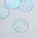 Decor for creativity Plastic "Rain" holography pearl set 6 pcs 2.5x2.5 cm