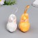 Decor suspension "Rabbit - shine, flower on the neck" set 2 pcs Mix 9 cm