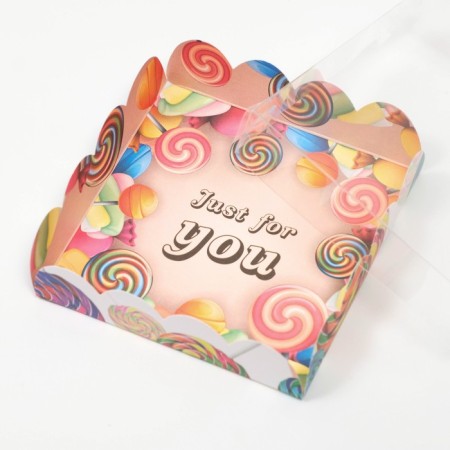 Box for cookies, "Sweet holiday", 12 x 12 x 3 cm-2
