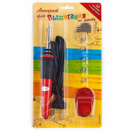 Furning device for wood, set: 10 nozzles, stand-4