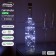 Garland "thread" 2 m dews with a cork, IP44, silver thread, 20 led, white glow, fixing, solar battery