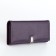 Women's wallet on magnets, purple color