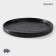 Porcelain dish for supply magistro pietra lunare, d = 22 cm, black color