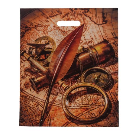 Package "History", polyethylene with a cut pen 38x45 cm, 60 μm