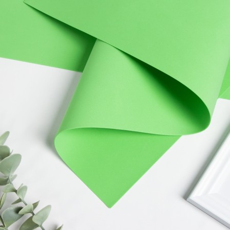 Foamiran matte 50x50cm 1 mm, bright salut