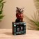 Calendar Table tree "Owl at the fireplace" MIX 9.5x4x17 cm