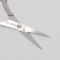 Scissors are manicure, straight, 9 cm, silver color