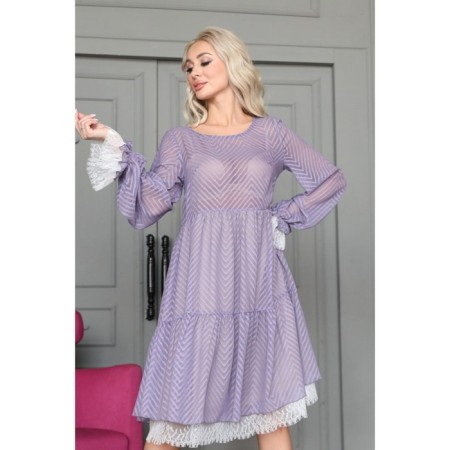 Women's dress, size 50, gray color-10