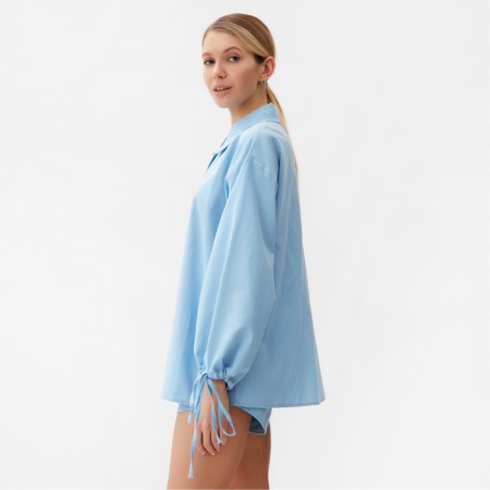 Women's costume (blouse, shorts) minku: casual collection color Blue, size 44-4