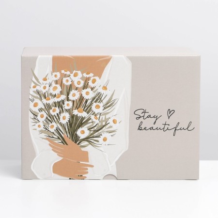 Box - Penal, Gift packaging, "Stay Beautiful", 22 x 15 x 10 cm-5