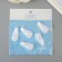 Hook plastic, universal set 5 pcs C184 4x2 cm
