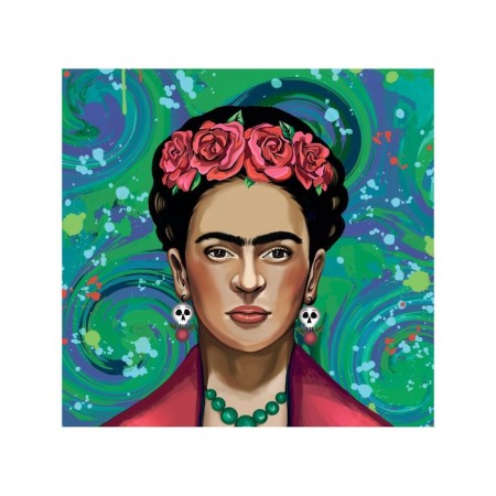 Organizer in a bath on suction cups "Frida Art", for storing toys and trifles, size 33x39 cm-1