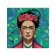 Organizer in a bath on suction cups "Frida Art", for storing toys and trifles, size 33x39 cm