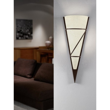 Bra Pascal 1x60W E14, wenge 18x18x48 cm-1
