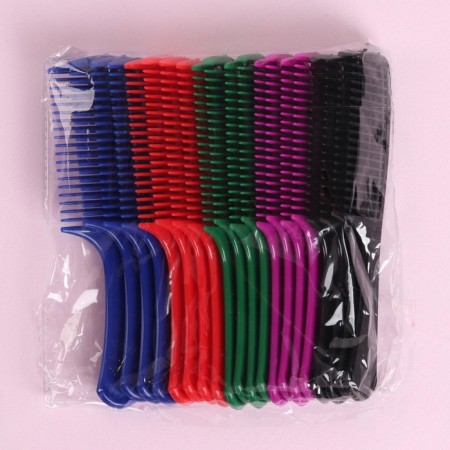 Comb, 15 × 3.5 cm, packing 20 pcs, color mix-3