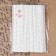 Knitted lace, 14 mm × 15 ± 1 m, fluid-white color