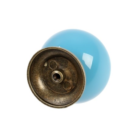 Pen button Dome Ceramics 003, ceramic, blue-3