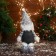Soft toy "Santa Claus in a suit with a strap" 16x30 cm, gray