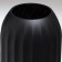 Vase for flowers "Delion" from black glass 22 x 16 x 16 cm