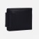 Male purse on the button, black color