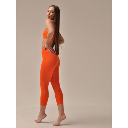 Female Legins Short, Size L, Aperol Color-1