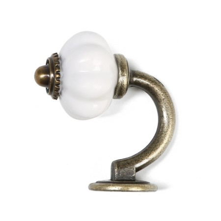 Furniture hook Cappio Camellia, one -rod, bronze-5