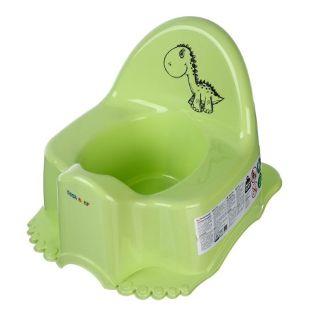 Children's pot "Dinosaurus Dino", green color