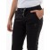 Sports pants for ISEE boys, height 134-140 cm, black color