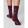 Socks Children's cotton Contse Kids Tip-Top "Spider", size 24, Bordeaux color